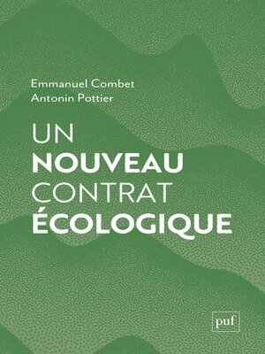 cover image of Un nouveau contrat écologique